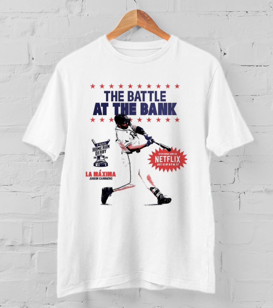 Junior Caminero LA Maxima The Battle At The Bank Netflix Home Run Derby 2026 T-Shirt