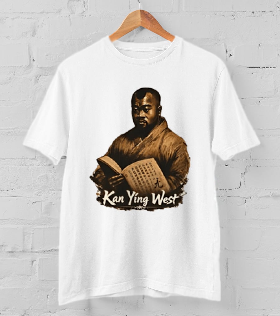 Kan Ying West Book Meme Kanye Mashup T-Shirt
