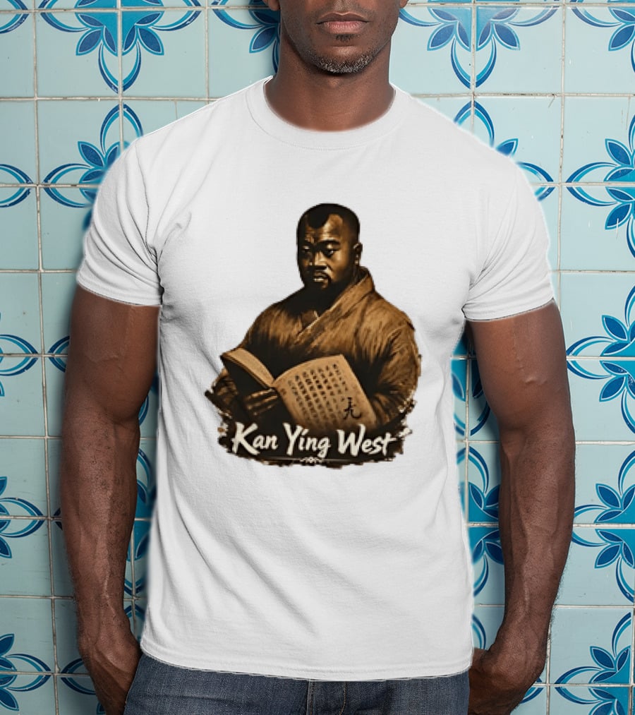 Kan Ying West Book Meme Kanye Mashup T-Shirt