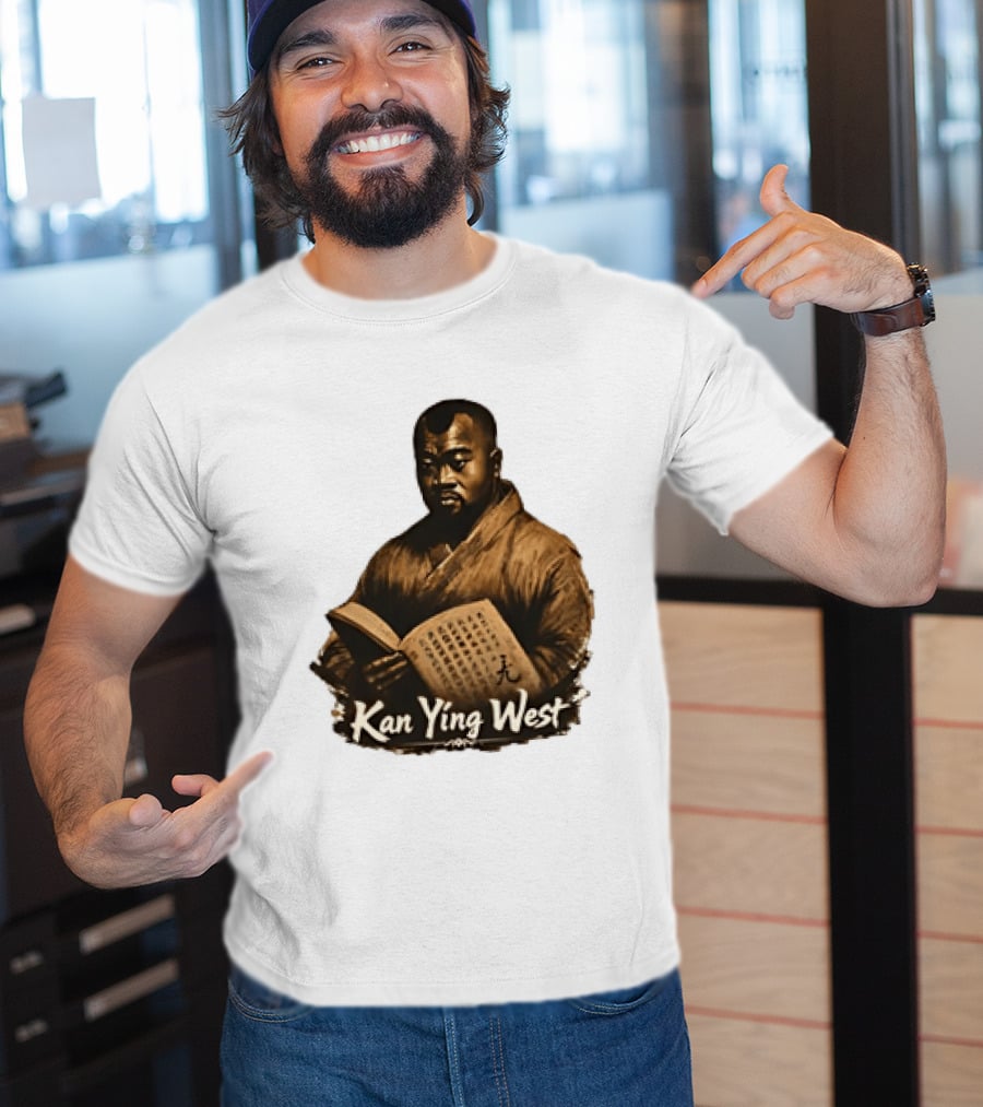 Kan Ying West Book Meme Kanye Mashup T-Shirt