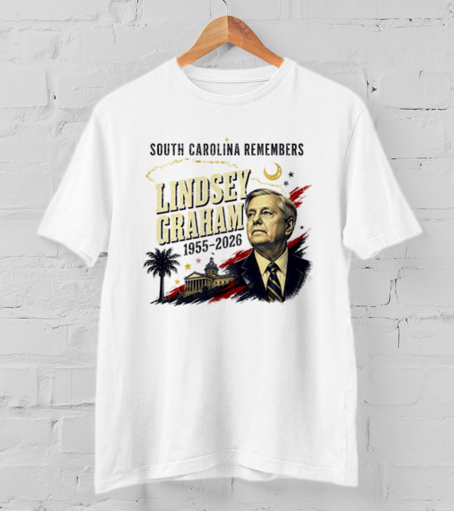 Lindsey Graham 1955 2026 South Carolina Remembers Moon Capitol T-Shirt