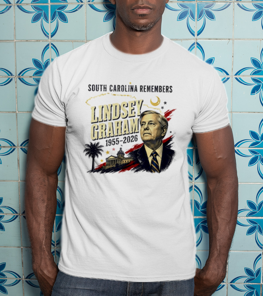 Lindsey Graham 1955 2026 South Carolina Remembers Moon Capitol T-Shirt