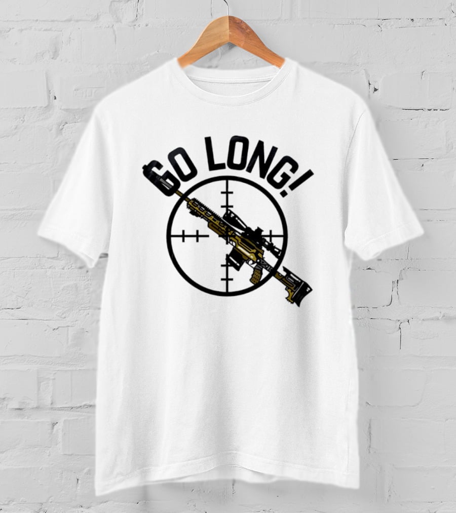 Go Long Sniper Rifle With Crosshair Targeting T-Shirt