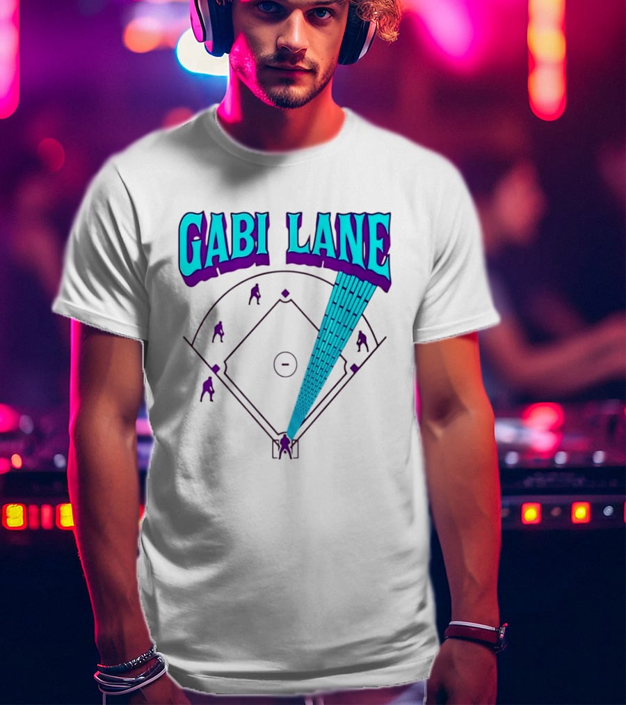 Gabi Lane Home Run Baseball Diamond T-Shirt