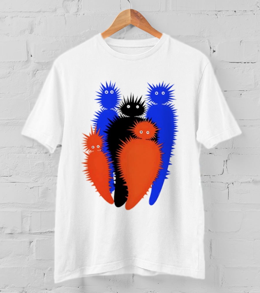 Hollerbaum And Schmidt Julius Klinger 1909 Spiky Colorful Creatures T-Shirt