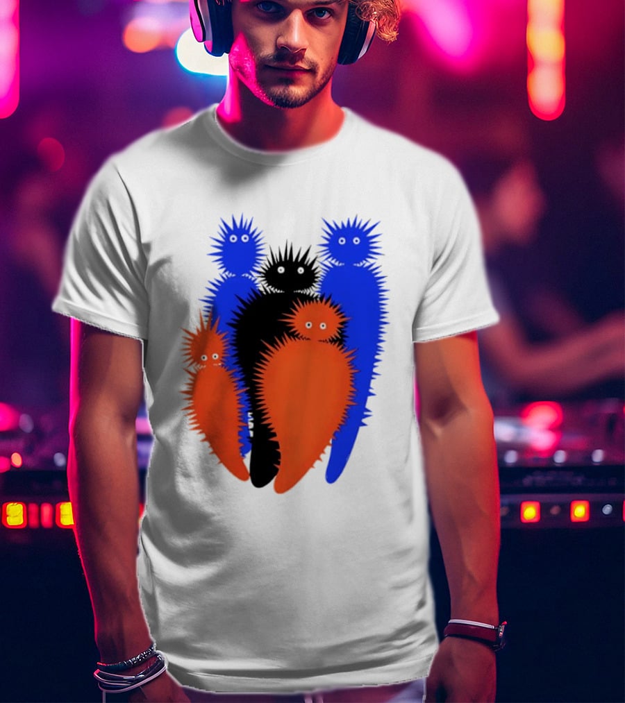 Hollerbaum And Schmidt Julius Klinger 1909 Spiky Colorful Creatures T-Shirt