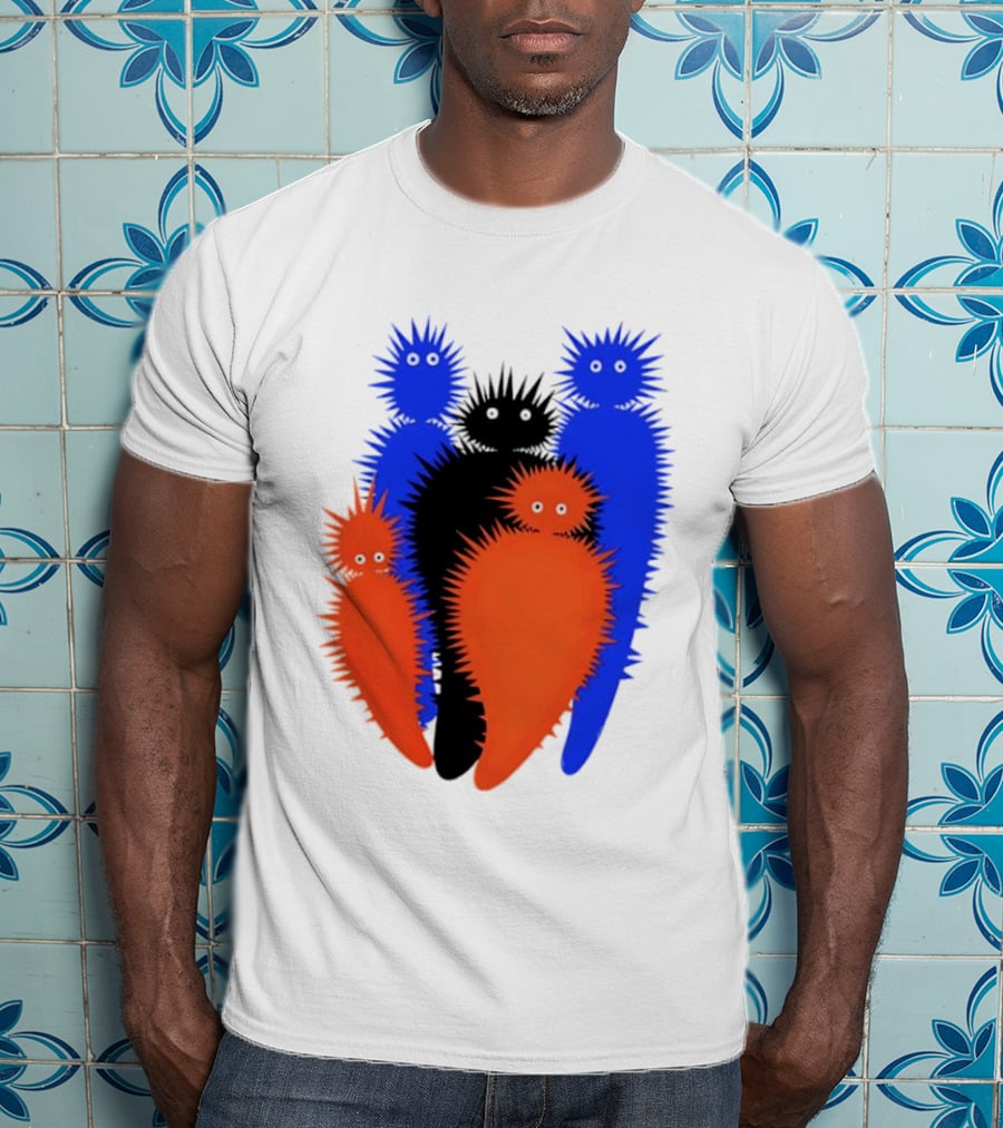 Hollerbaum And Schmidt Julius Klinger 1909 Spiky Colorful Creatures T-Shirt