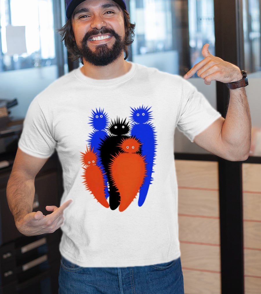 Hollerbaum And Schmidt Julius Klinger 1909 Spiky Colorful Creatures T-Shirt