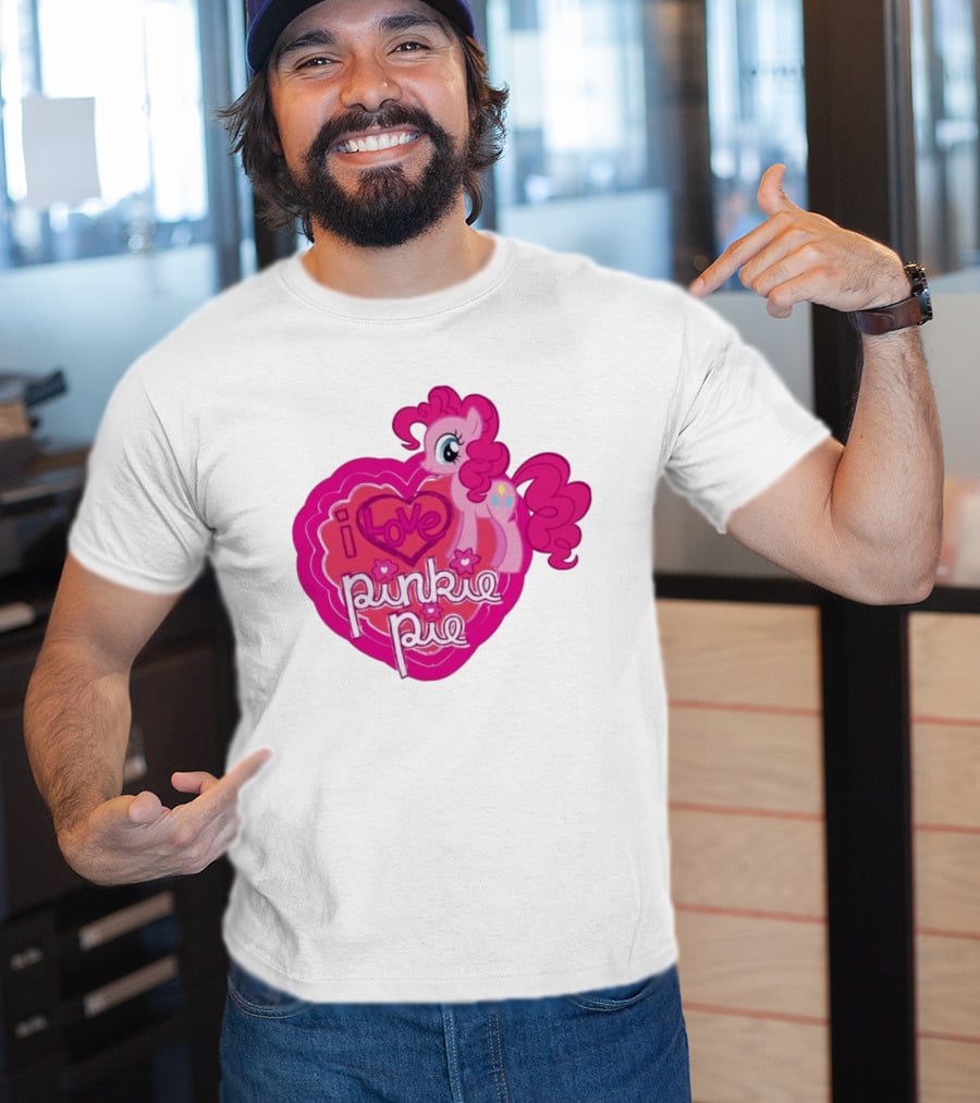 I Love Pinkie Pie My Little Pony Friendship Magic Fan Favorite T-Shirt