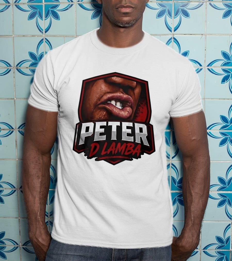 Peter D Lamba Nigerian Politics Satire Streetwear Bold Expression T-Shirt