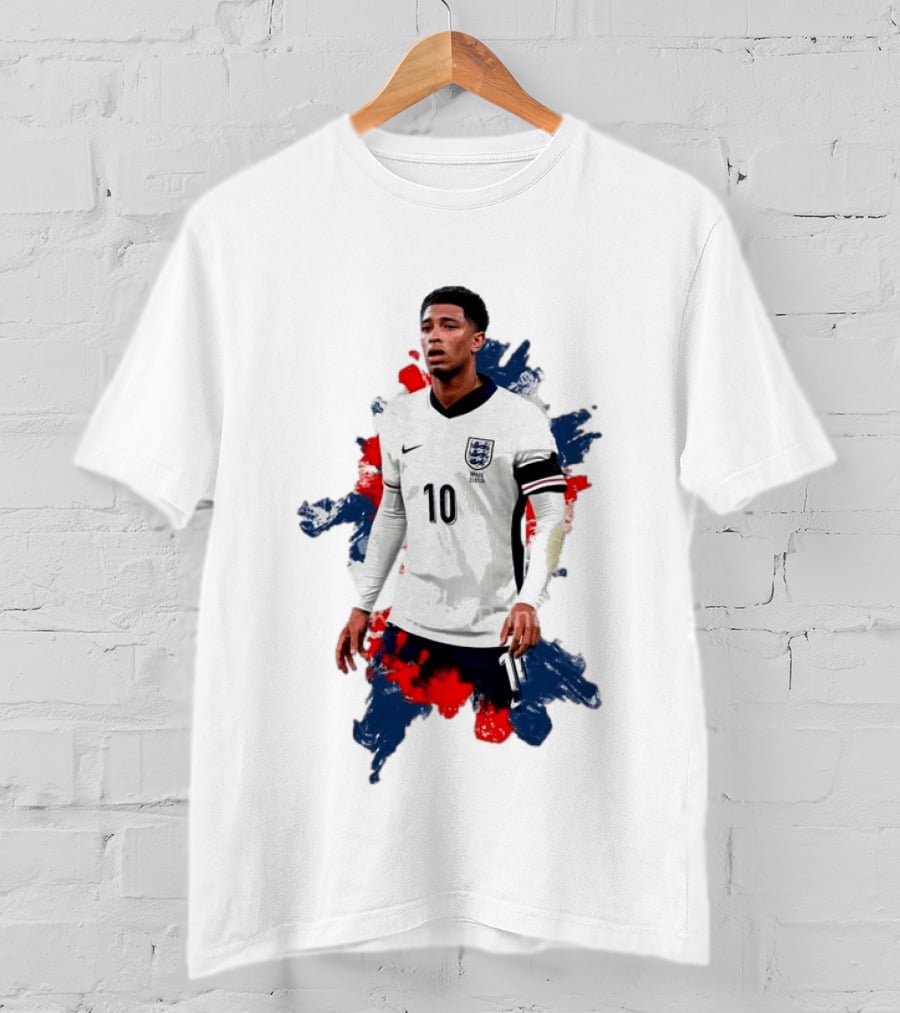 Jude Bellingham 10 England Football Team Captain T-Shirt