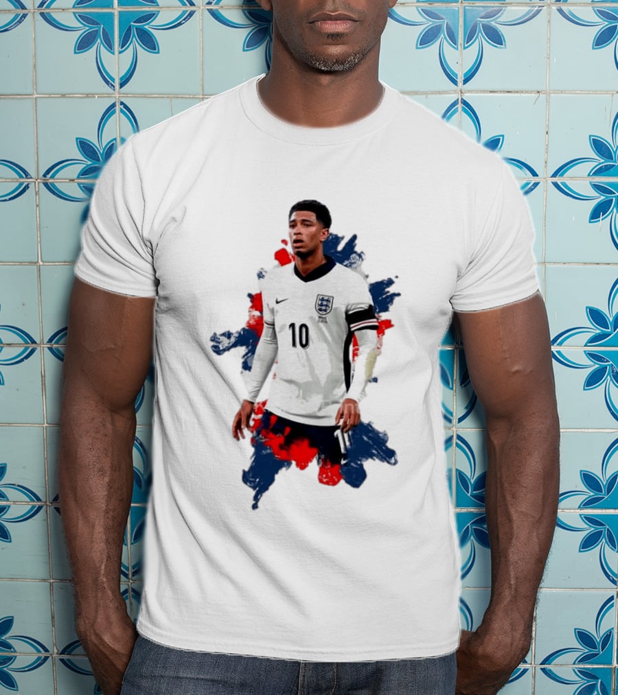 Jude Bellingham 10 England Football Team Captain T-Shirt