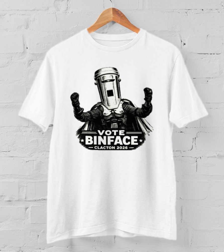 Vote Binface Clacton 2026 UK Election Campaign T-Shirt