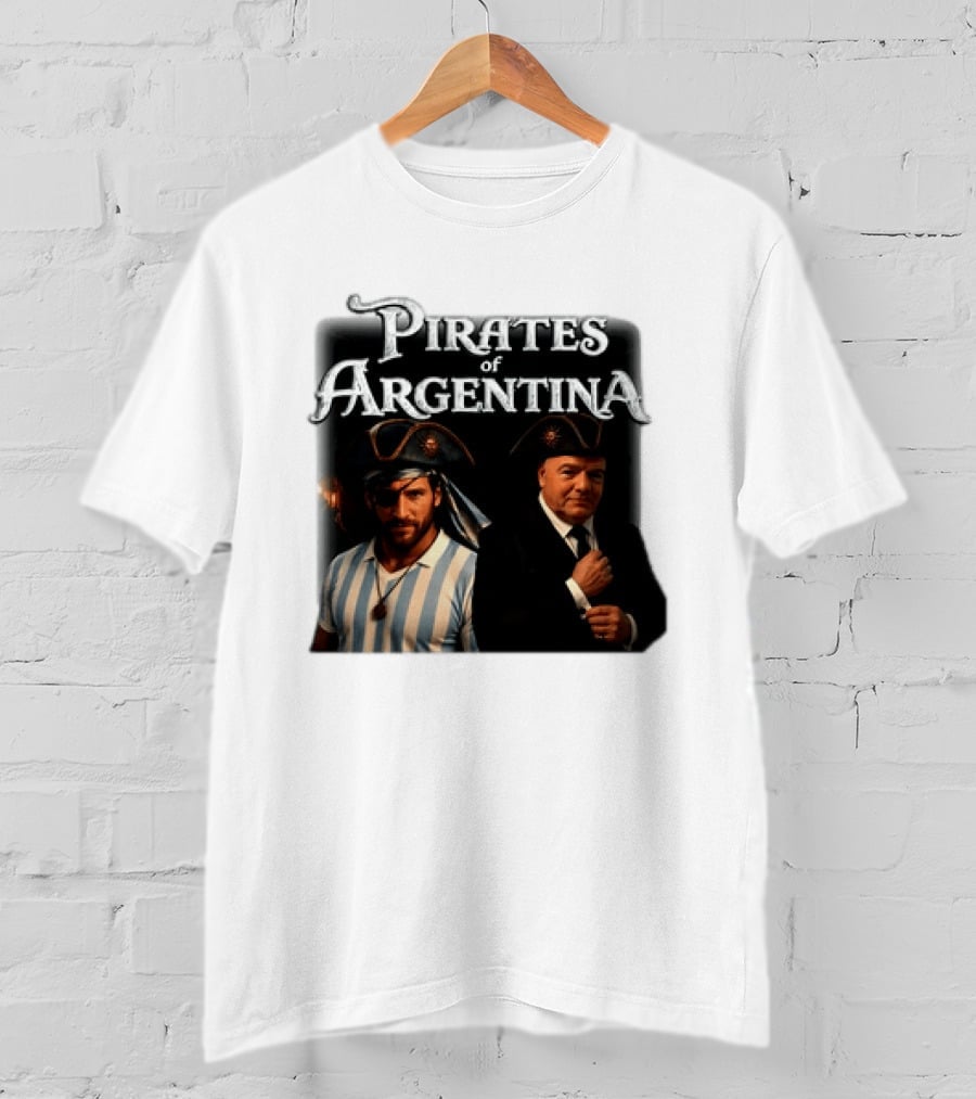 Pirates Of Argentina Messi Mashup Soccer Legend And Captain T-Shirt