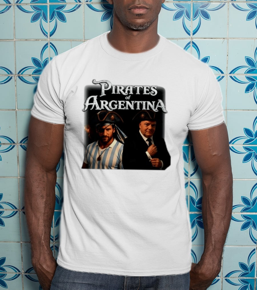 Pirates Of Argentina Messi Mashup Soccer Legend And Captain T-Shirt