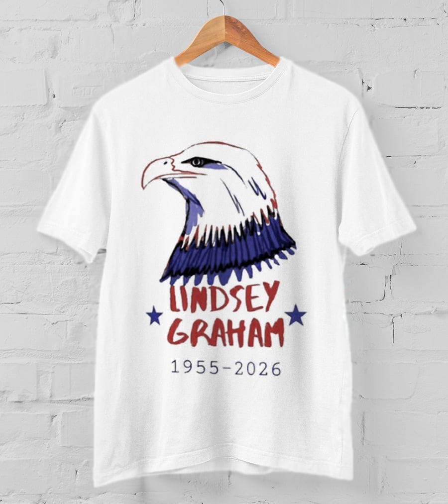 Lindsey Graham 1955 2026 Patriotic Eagle T-Shirt