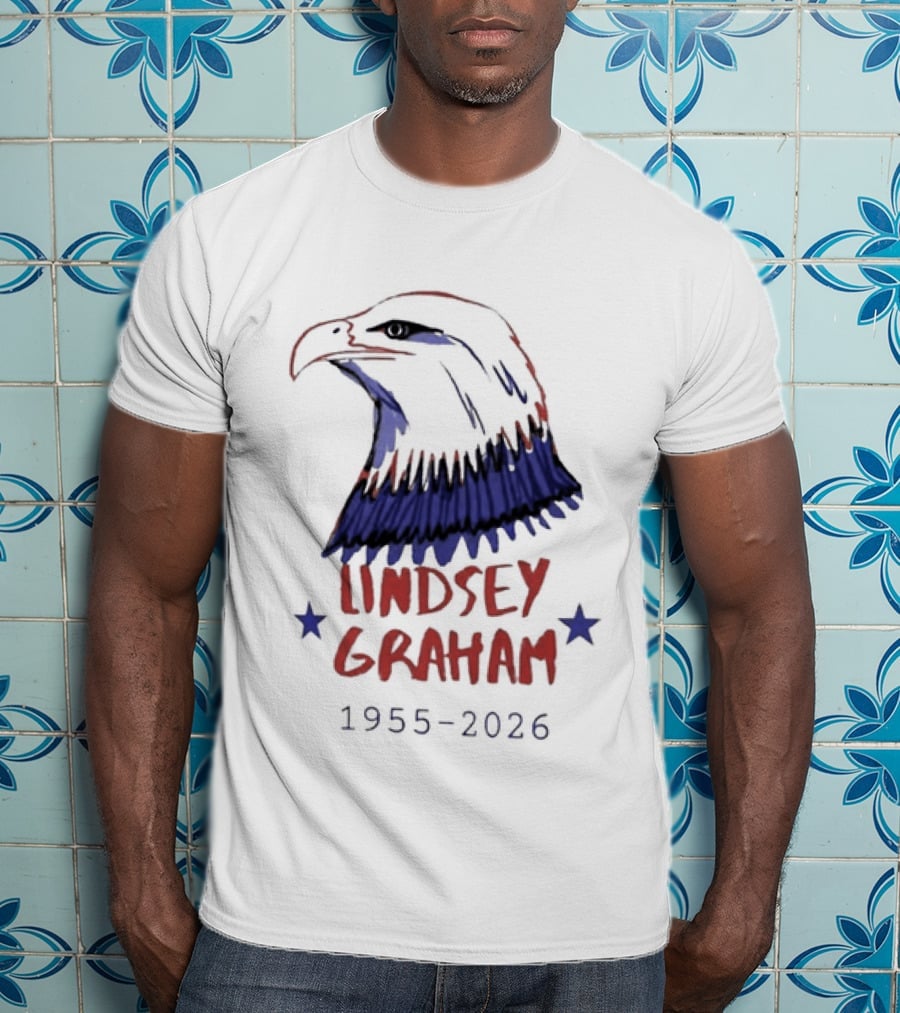 Lindsey Graham 1955 2026 Patriotic Eagle T-Shirt