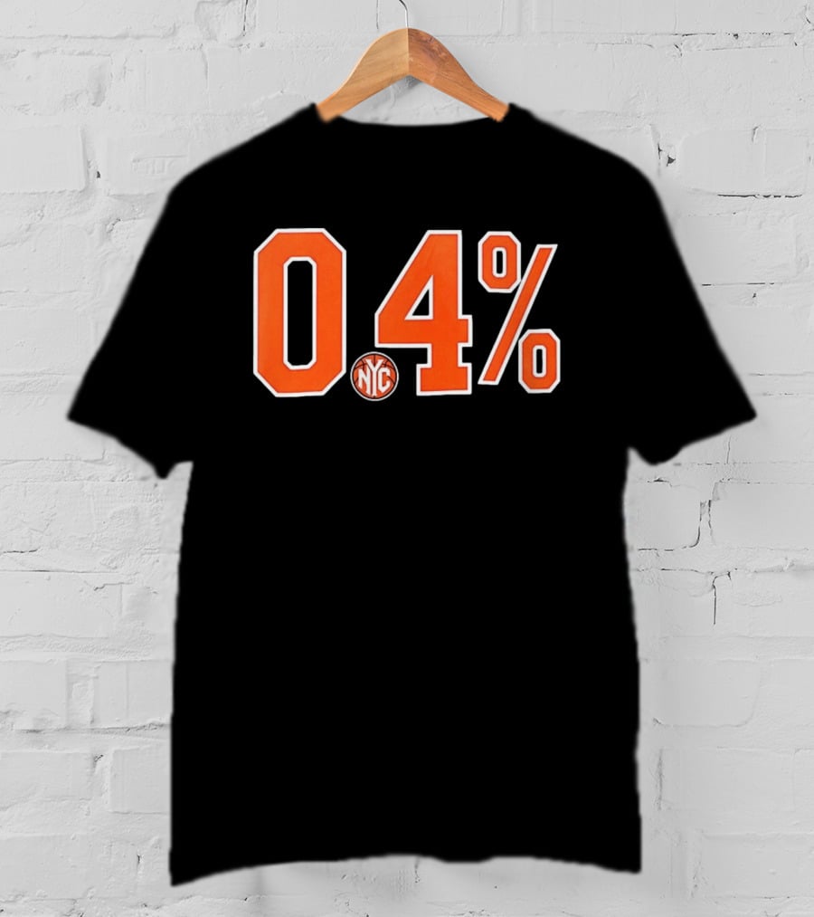 0.4 Percent NYC New York Knicks NBA T-Shirt