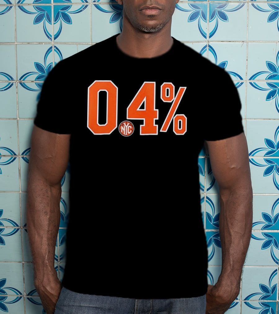 0.4 Percent NYC New York Knicks NBA T-Shirt