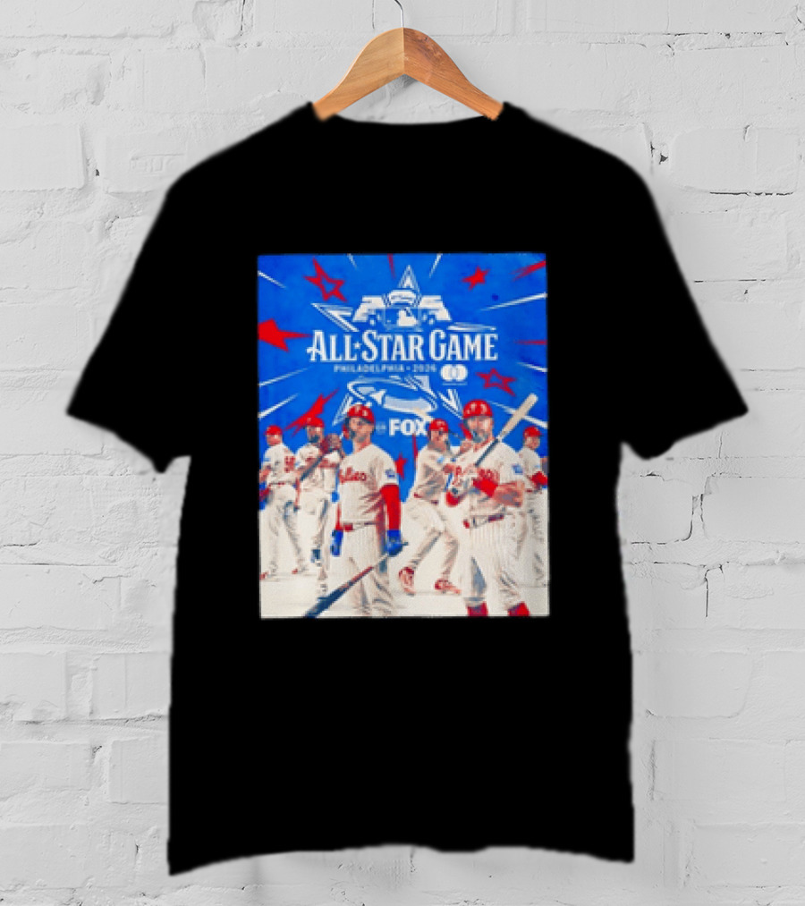 2026 All Star Game Philadelphia Phillies Major League Baseball FOX T-Shirt