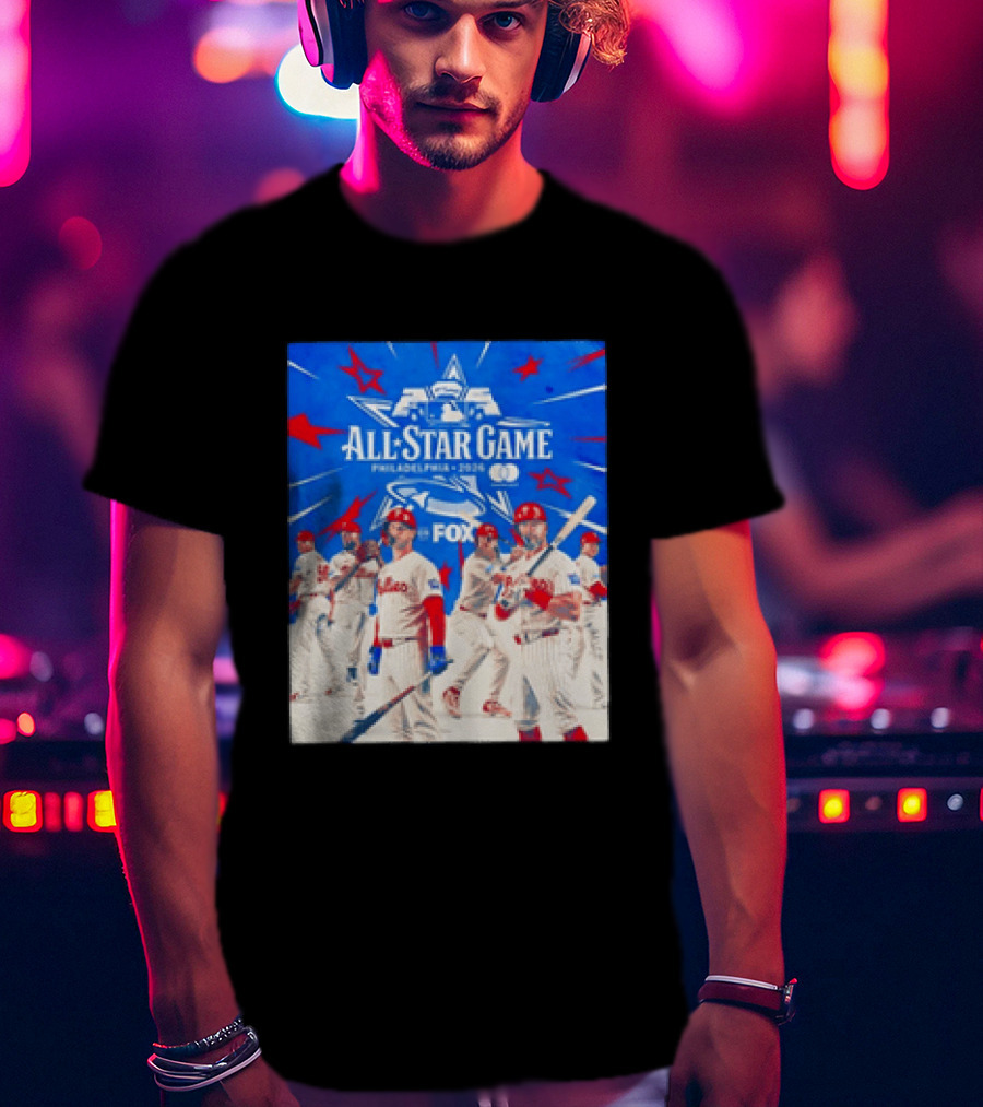 2026 All Star Game Philadelphia Phillies Major League Baseball FOX T-Shirt