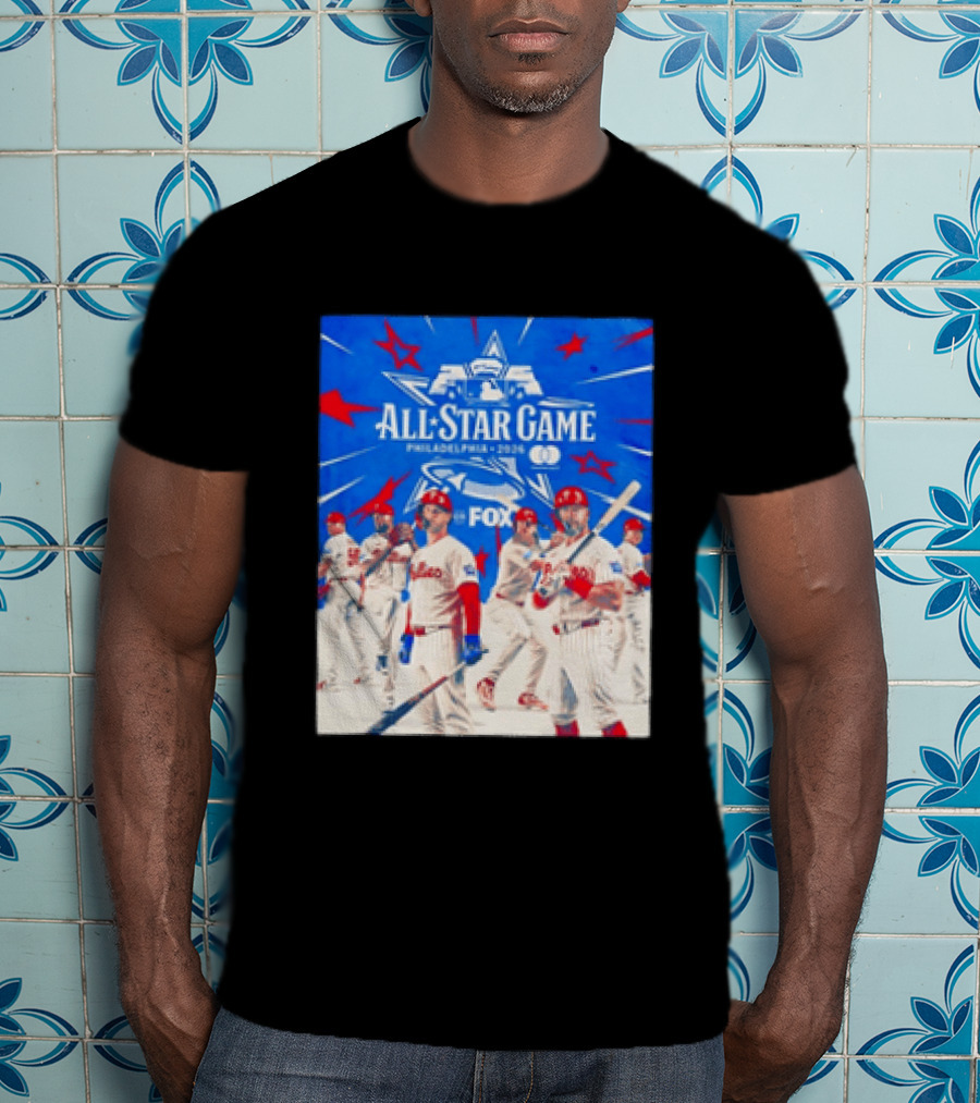 2026 All Star Game Philadelphia Phillies Major League Baseball FOX T-Shirt