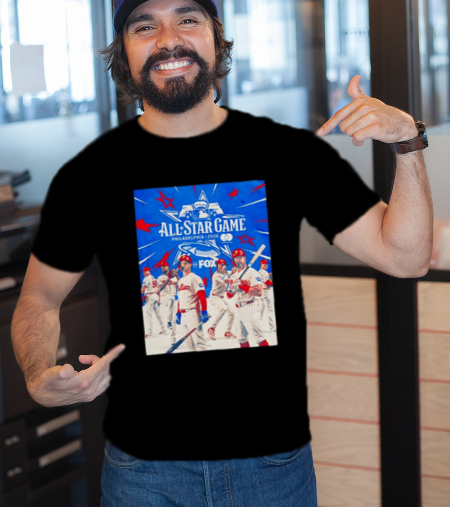 2026 All Star Game Philadelphia Phillies Major League Baseball FOX T-Shirt