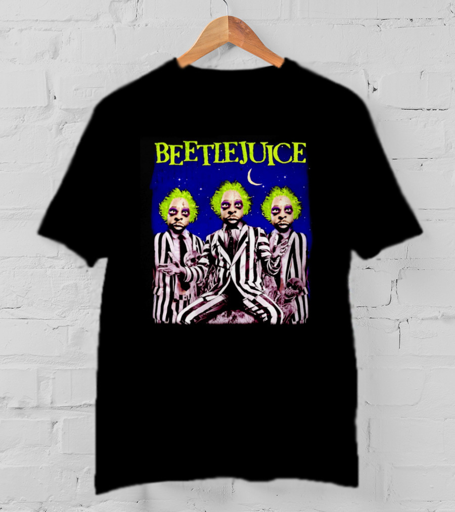Beetlejuice Bootleg Triple Moon Gothic T-Shirt