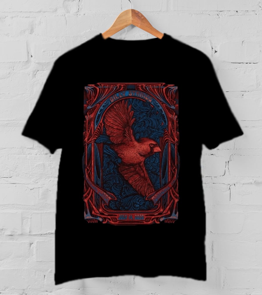 July 14 2026 Billy Strings Roanoke VA Cardinal T-Shirt