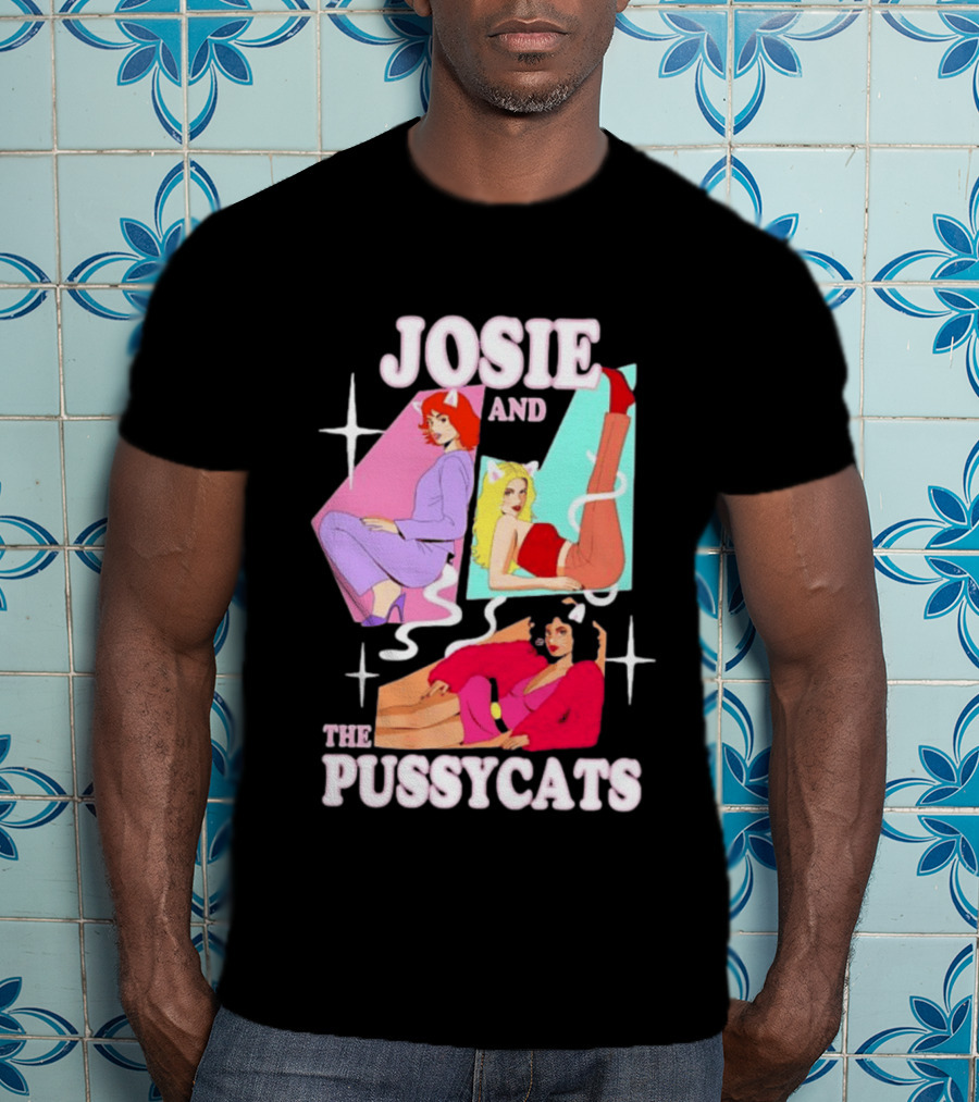 Josie And The Pussycats Valerie Brown Melody Valentine Vintage Cartoon Fashion T-Shirt