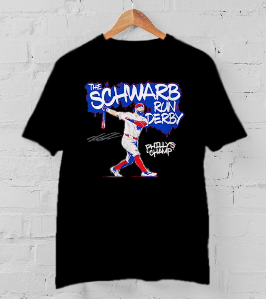 The Schwarb Run Derby Kyle Schwarber Philadelphia Phillies T-Shirt