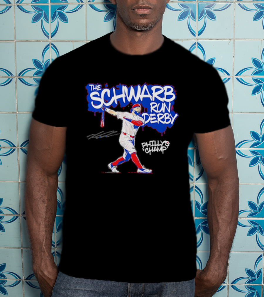 The Schwarb Run Derby Kyle Schwarber Philadelphia Phillies T-Shirt