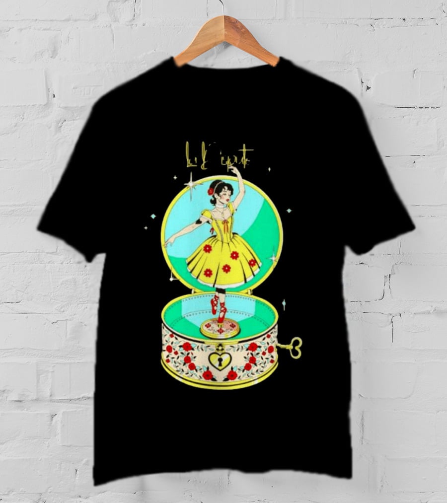 La Dispute Such Small Hands Ballerina Music Box Vintage Style Yellow Dress Flowers T-Shirt