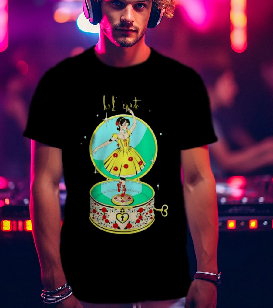 La Dispute Such Small Hands Ballerina Music Box Vintage Style Yellow Dress Flowers T-Shirt