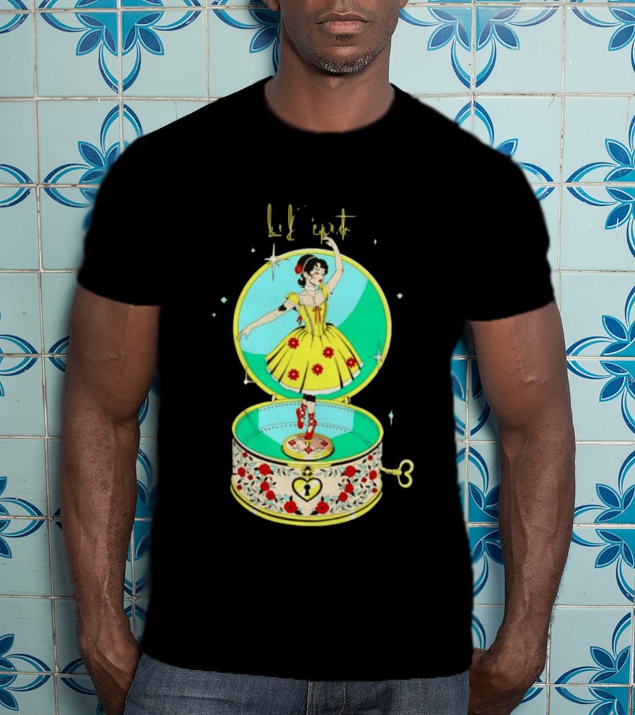 La Dispute Such Small Hands Ballerina Music Box Vintage Style Yellow Dress Flowers T-Shirt