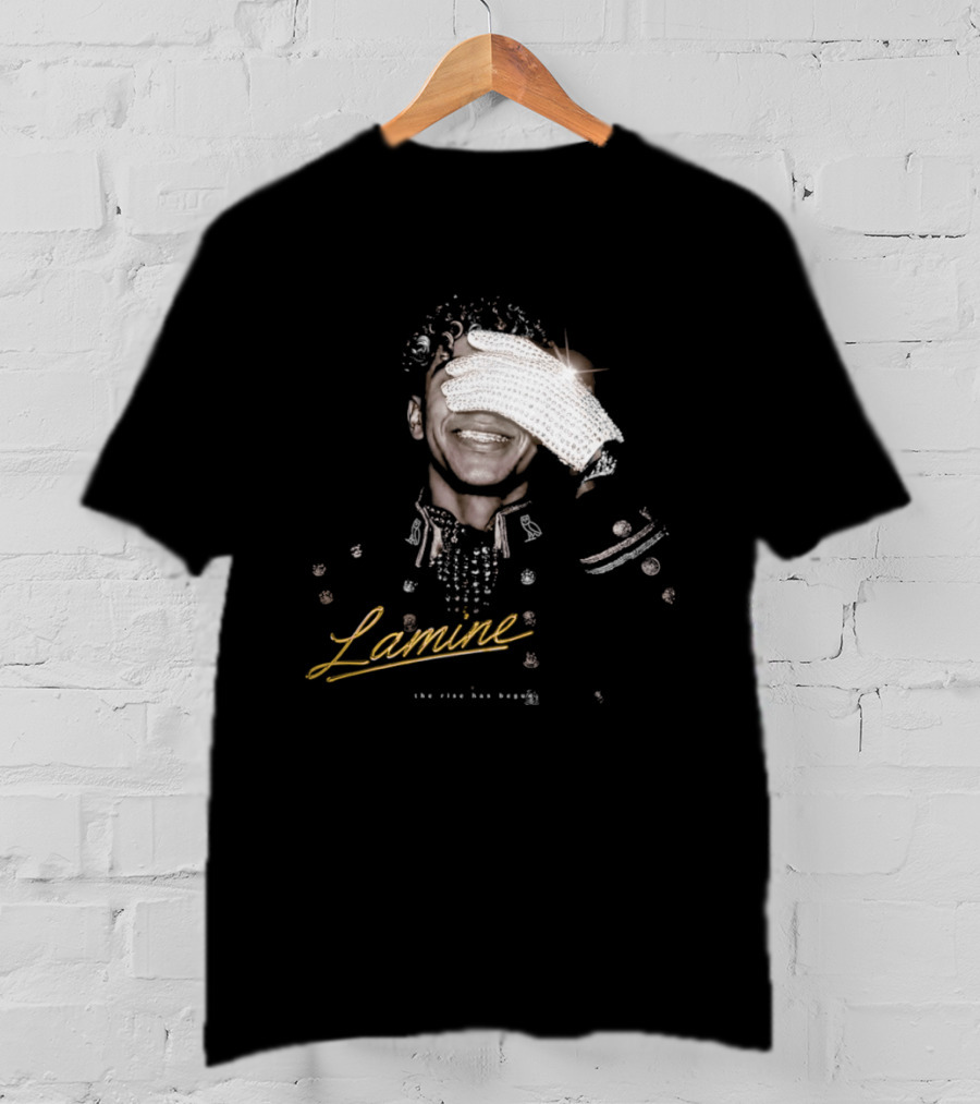Lamine Camara Sparkling Diamond Glove The Rise Has Begun T-Shirt