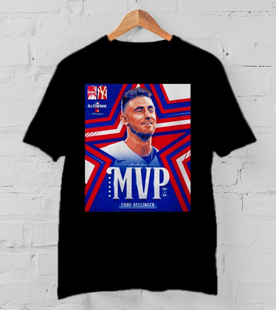 Cody Bellinger MVP 2026 MLB All Star Game Philadelphia Yankees Stars T-Shirt