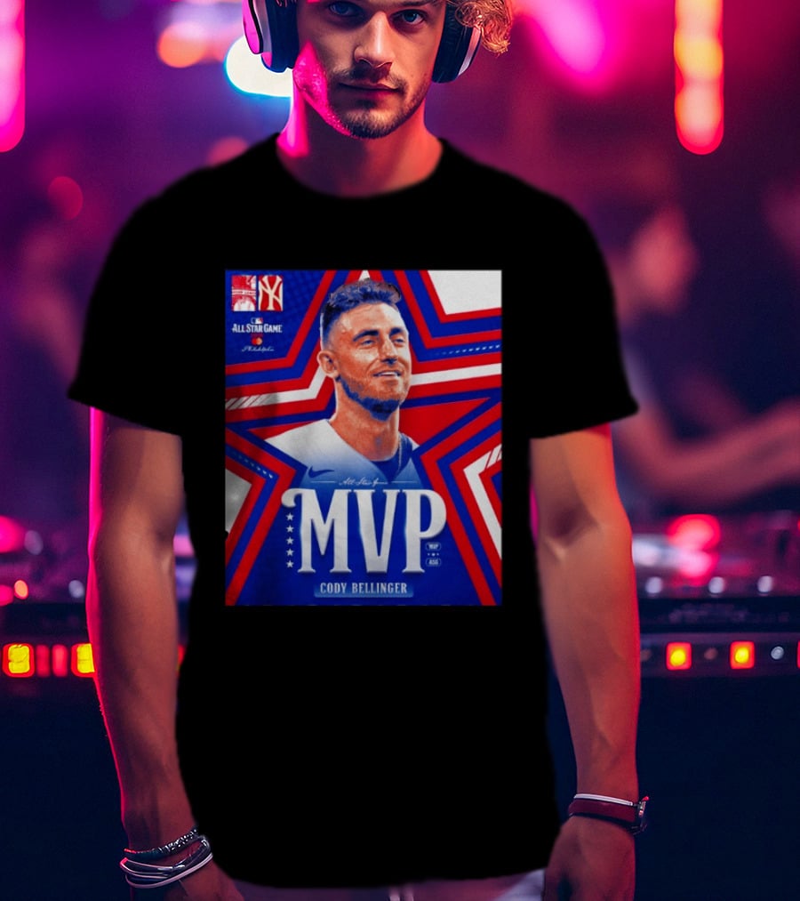 Cody Bellinger MVP 2026 MLB All Star Game Philadelphia Yankees Stars T-Shirt