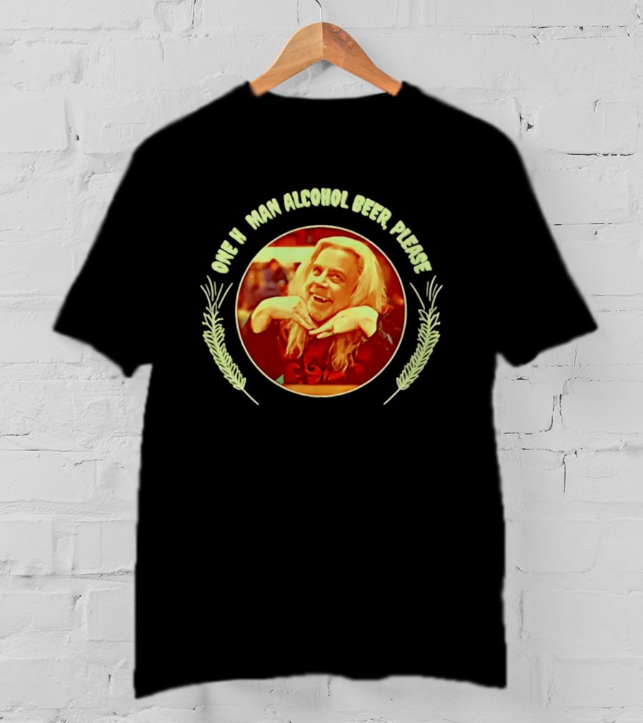 Laszlo Cravensworth One Human Alcohol Beer Please What We Do In The Shadows Comedy T-Shirt