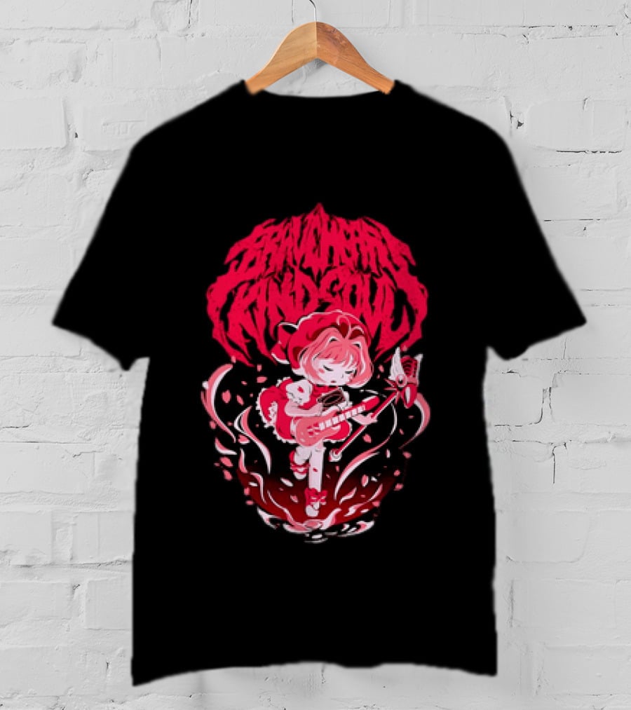 Sakura Kinomoto Braveheart Kind Soul Anime Magic Wand Girl T-Shirt