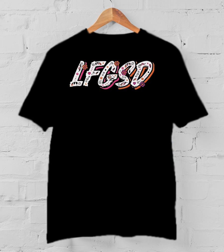 LF GSD Let's Go San Diego Floral Accents T-Shirt
