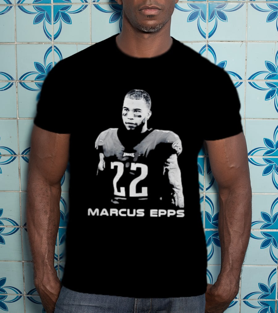Marcus Epps 22 Philadelphia Eagles NFL Football Player T-Shirt