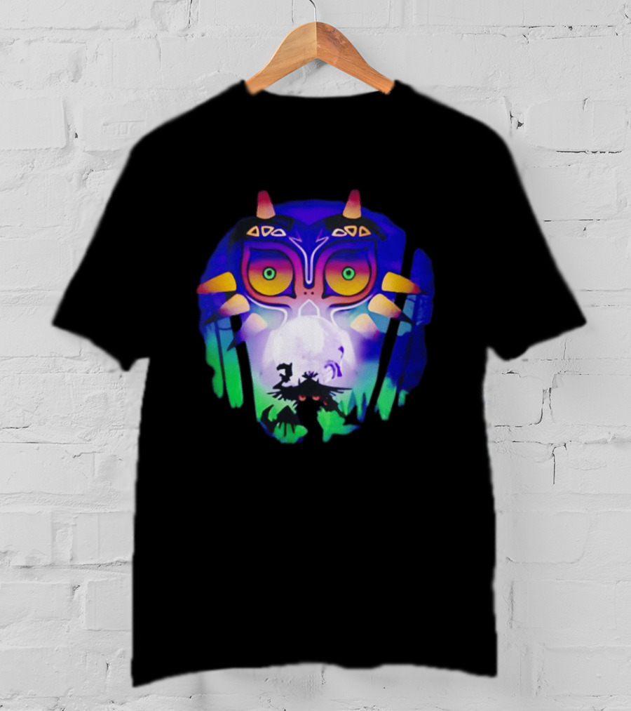 Majora's Mask Legend Of Zelda Skull Kid And Moon T-Shirt