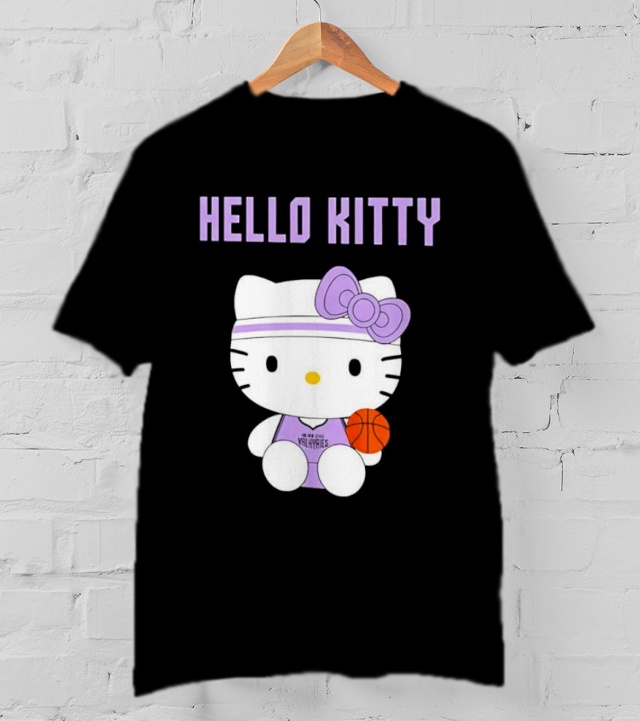 Hello Kitty Basketball Player Golden State Valkyries Collaboration T-Shirt