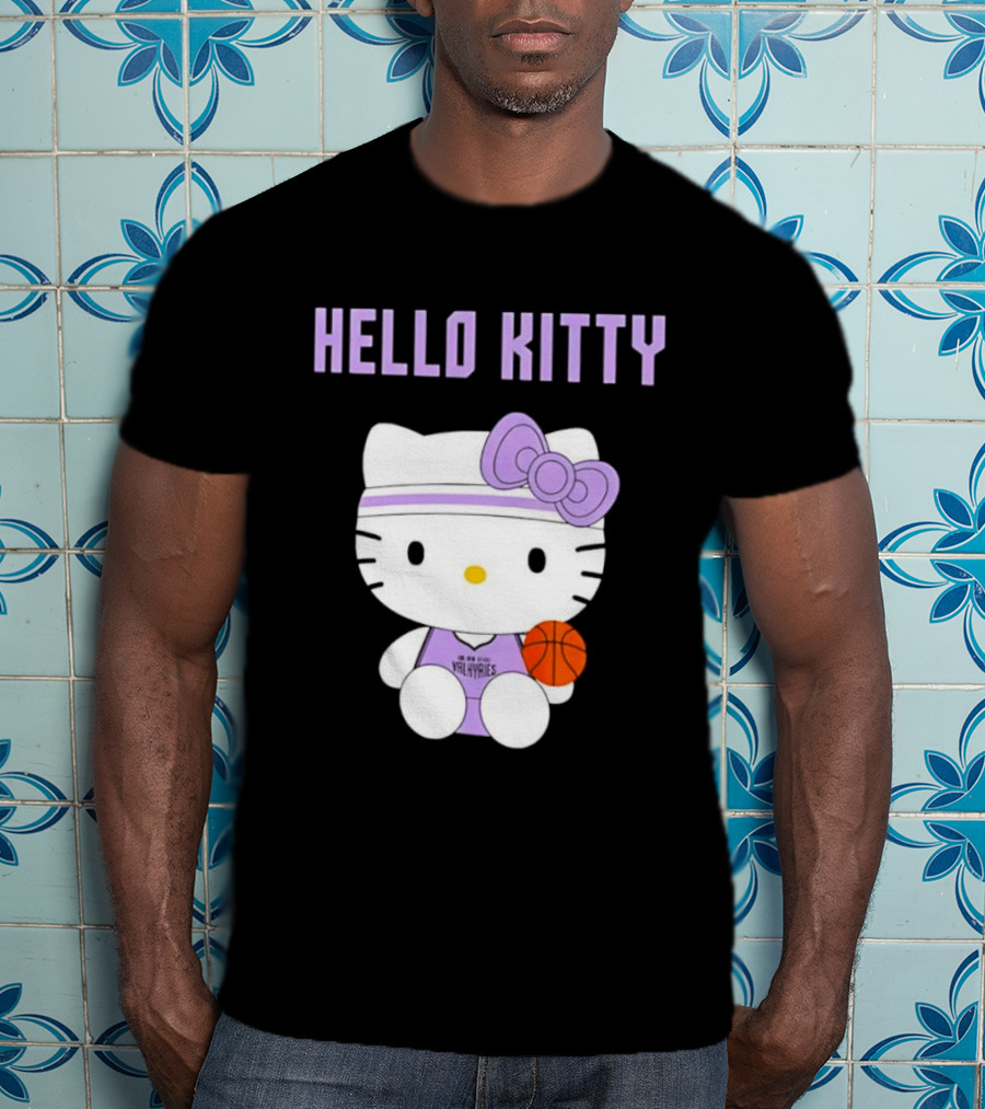Hello Kitty Basketball Player Golden State Valkyries Collaboration T-Shirt
