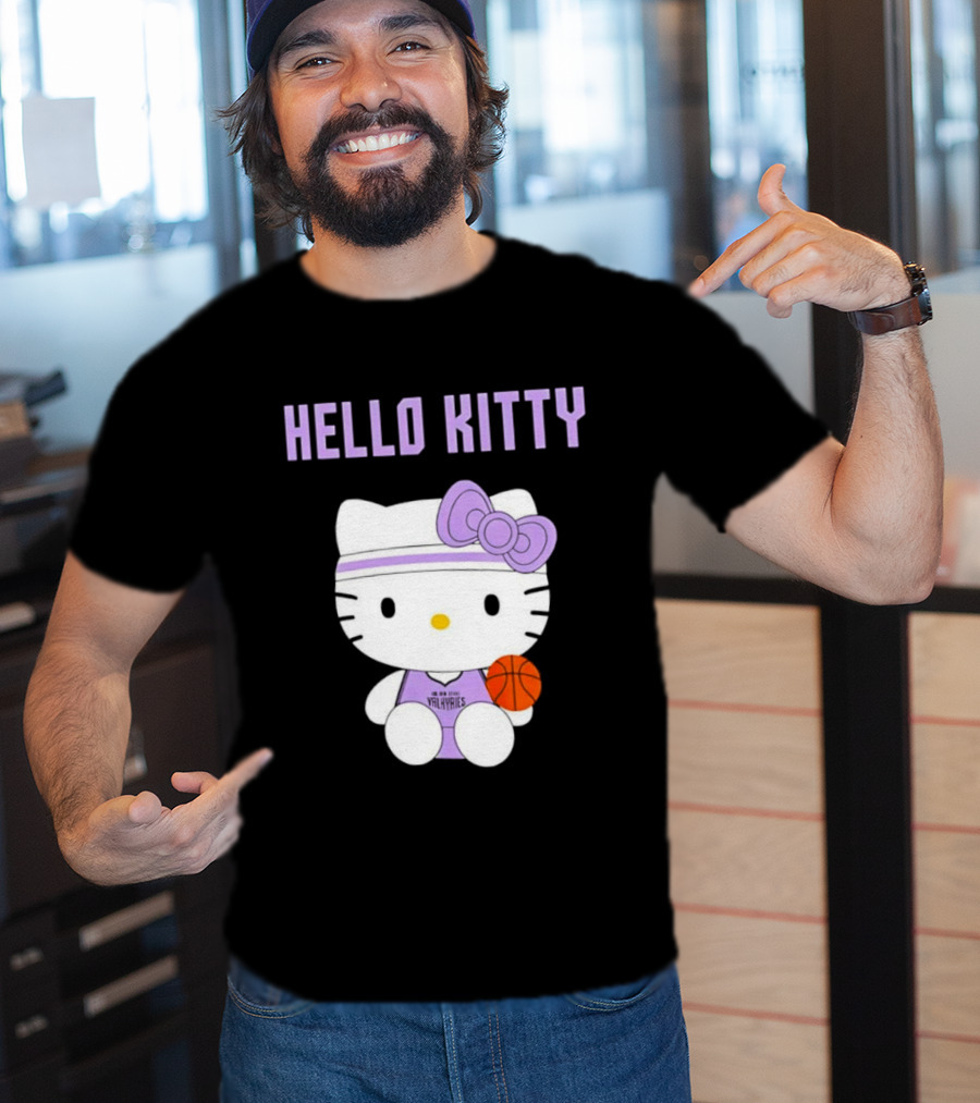Hello Kitty Basketball Player Golden State Valkyries Collaboration T-Shirt