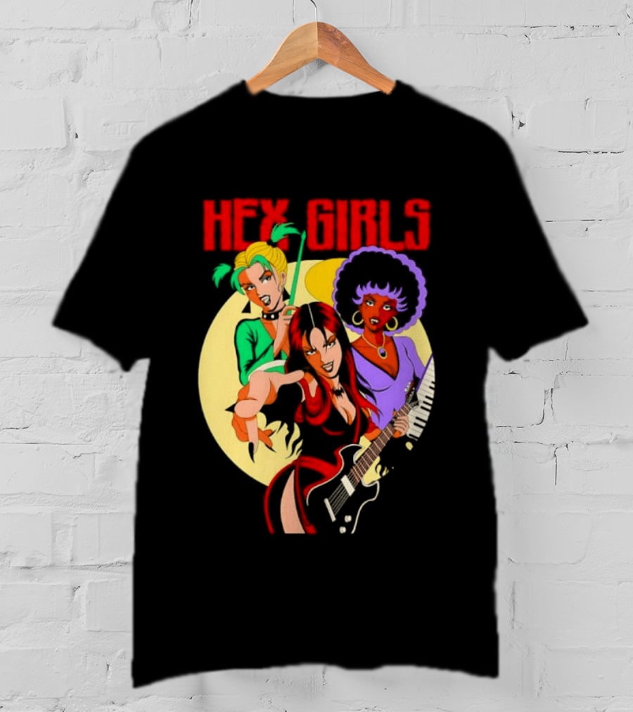 Hex Girls Scooby Doo Band Thorn Luna Dusk Animated Musical Trio T-Shirt
