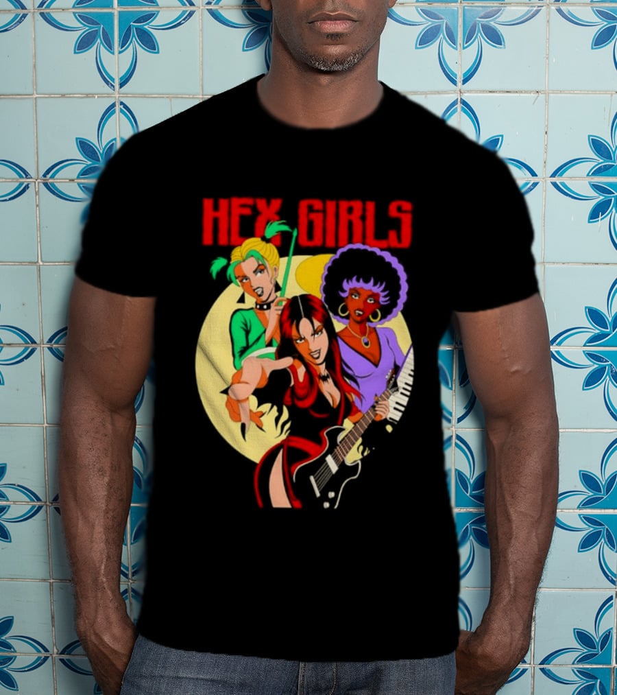 Hex Girls Scooby Doo Band Thorn Luna Dusk Animated Musical Trio T-Shirt