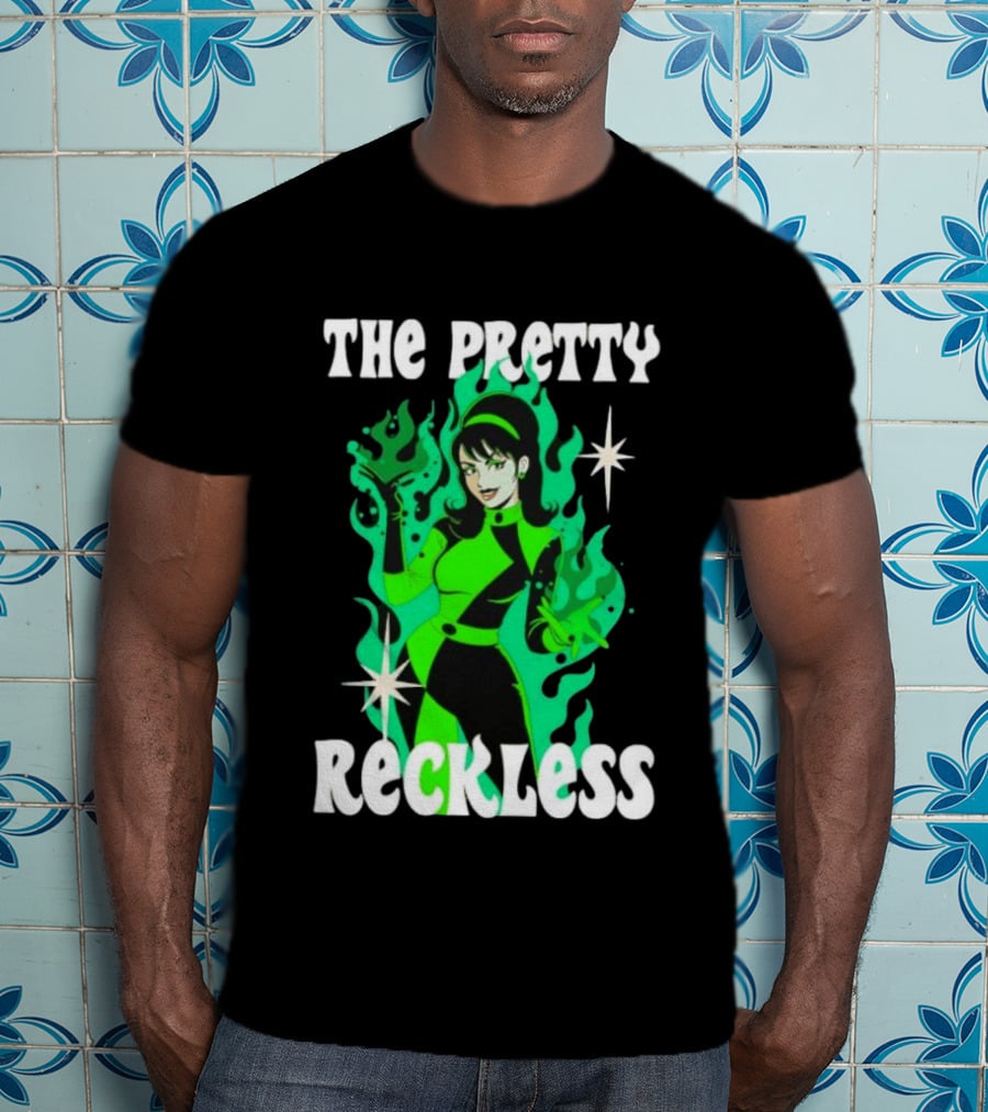 The Pretty Reckless Green Flame Witch Taylor Momsen T-Shirt