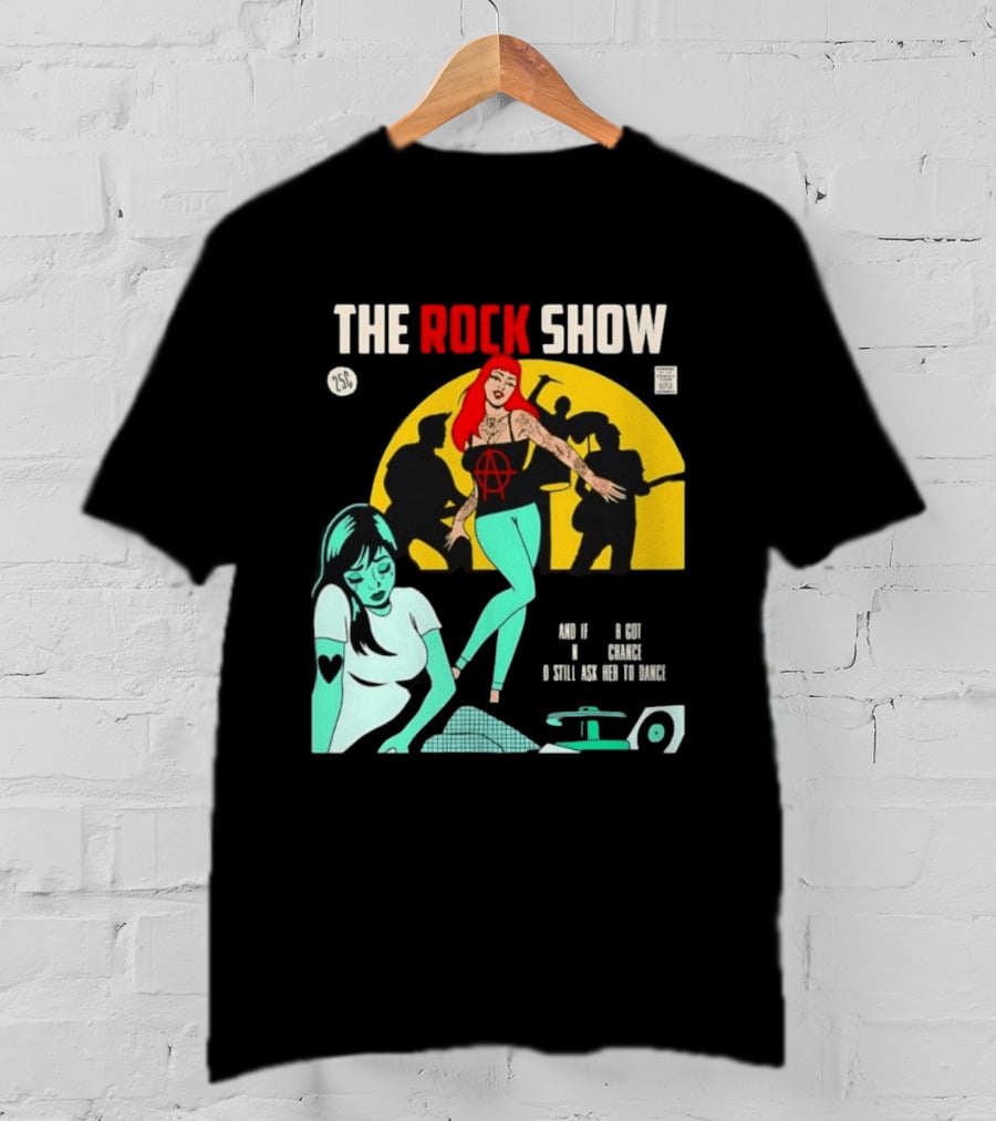 The Rock Show Comic Dance Chance Anarchy Girl Silhouette Scene T-Shirt